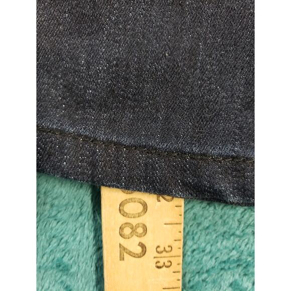 Express Jeans Sz 4 Womens Blue Stretch Pants Ladies Mid Rise Denim Bootcut Dark - Picture 9 of 14